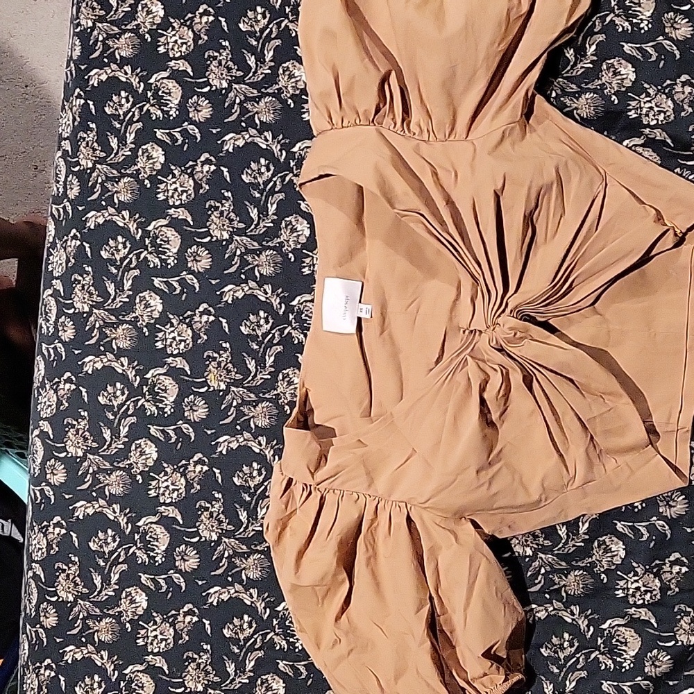 Tan Blouse